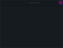 Tablet Screenshot of merelyafleshwound.com